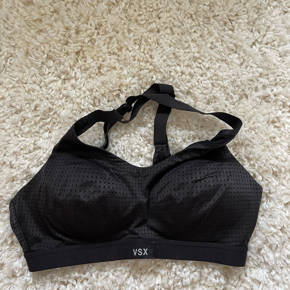 VS PINK black sports bra